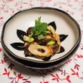 バカリャウ's cooksnap of when they made 茄子とちくわと枝豆の塩昆布マヨごま和え.