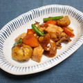 バカリャウ's cooksnap of when they made 栗と舞茸と鶏肉の甘辛炒め.