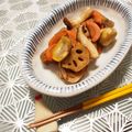 バカリャウ's cooksnap of when they made 蓮根・しめじ・人参の甘辛黒酢炒め★副菜.