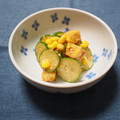 バカリャウ's cooksnap of when they made 厚揚げときゅうりとコーンのごま酢味噌和え.