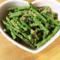 ∞らら∞'s cooksnap of when they made 簡単☆いんげんの酢の物.