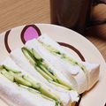 ﾋﾟﾛﾐ♡'s cooksnap of when they made きゅうりだけのサンドイッチ♪.