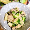 こまめの家族's cooksnap of when they made ちょいたシーチキン♪醤ぽんツナきゅう.