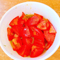 プー♡'s cooksnap of when they made 【和えるだけ】大葉で♪冷やしトマト.