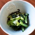 麻's cooksnap of when they made 『塩昆布＋ごま油』小松菜のおひたし　.