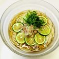 azbjbn's cooksnap of when they made 大葉とみょうがのすだち冷や麦.
