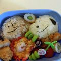 canaon's cooksnap of when they made スヌーピー*キャラ弁.