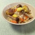 コムギ大好き's cooksnap of when they made 秋の味覚がたっぷり♪　吹き寄せおこわ.