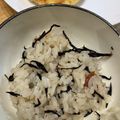 ポメちょん's cooksnap of when they made 簡単梅ひじき炊き込みご飯.