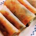 マーたん's cooksnap of when they made エビチーズと大葉の春巻き.