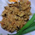 りー君グランマ's cooksnap of when they made レンジで簡単！なすとトマトのキーマカレー.