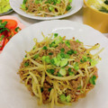 へい♡ゆー♡'s cooksnap of when they made もやしとひき肉の甘辛炒め。お弁当、丼にも.