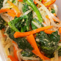 麻羽香's cooksnap of when they made 人参とほうれん草のさっぱりナムル.