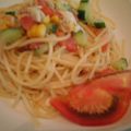 mayt's cooksnap of when they made お野菜たっぷり冷製パスタ★.
