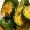 おきむや's cooksnap of when they made 蛇腹きゅうりの中華風漬物.