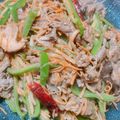 Mi〜o☆'s cooksnap of when they made 牛肉とピーマンと椎茸の味噌炒め.