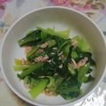 くネコまろす's cooksnap of when they made ヘルシーな青梗菜のツナ和え.