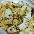 お豆腐LOVE's cooksnap of when they made 高菜漬と豆腐で＊卵とじ.
