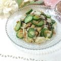＊naｰno＊'s cooksnap of when they made フライドオニオン入り。キャベツの浅漬け.