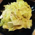 ばたみそーぱん☆'s cooksnap of when they made キャベツと明太子のホットサラダ.