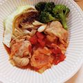 4児男子母さんの台所's cooksnap of when they made チキンのトマト煮込み♪⑅*⋆｡.