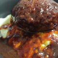 yoka_nice's cooksnap of when they made ハンバーグ丼　.