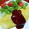 ムーミン☆ママ's cooksnap of when they made ひき肉入りオムレツ.
