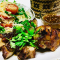 Vöglein's cooksnap of when they made 本格タイ風焼き鳥✦ガイヤーン✦.