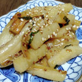 cyobindish's cooksnap of when they made 長芋と竹輪と茗荷の炒めもの♪.