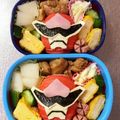 Chaaa_room's cooksnap of when they made キャラ弁 ドンブラザーズ ドンモモタロウ.