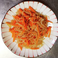 mi_co22's cooksnap of when they made 作りおき＊白滝と人参のきんぴら.