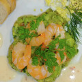 JUNKO526's cooksnap of when they made ちょい辛✿ワカモレとエビの前菜　.