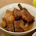 クックQSLFJR☆'s cooksnap of when they made 大根と豚スペアリブの煮物.