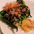 私市ビッキーズ津門巳's cooksnap of when they made “丸ごとピーマン皿しめじゴマ昆布煮和え”.