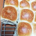 さらさんレシピ's cooksnap of when they made 手ごね塩バターちぎりパン♡夜こねて朝焼き.