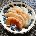 もふもふクロさん's cooksnap of when they made フライパンで簡単☆シナモン香る焼き梨★.