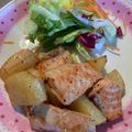 ゆぅゆv's cooksnap of when they made 簡単♪鮭とじゃがいものレモンバター醤油.