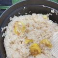 Nana777's cooksnap of when they made 茹で栗で☆モチモチおこわな栗ごはん♪.