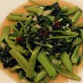 蜜茄子's cooksnap of when they made 空芯菜の炒め物.