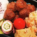 akiyuママ's cooksnap of when they made お弁当に＊竹輪詰めオクラのベーコン巻き.