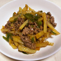 ココにゃんママ's cooksnap of when they made 簡単かさ増し青椒肉絲.