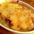 土俵際の魔術師's cooksnap of when they made リメイク！余ったお好み焼き生地でグラタン.