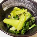 クックmichi☆♪'s cooksnap of when they made レンチン☆小松菜のお浸し.