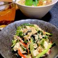 とろろ☆'s cooksnap of when they made きゅうり・豆腐・わかめの簡単中華風サラダ.