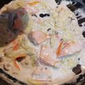 ひなぽんず★'s cooksnap of when they made 簡単♪鮭と白菜のクリーム煮.