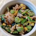 くまstar's cooksnap of when they made サバ缶枝豆ほうれん草deパワーサラダ.