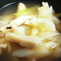 okada11's cooksnap of when they made 簡単1品！長ネギとエノキの中華スープ.