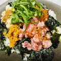 くりすたるけいこ's cooksnap of when they made 大葉酢飯の海鮮丼.