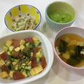 ゆいまーるん's cooksnap of when they made ワカメ、豆腐、椎茸の簡単澄まし汁.