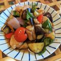 miyaGOL's cooksnap of when they made ナス＆鶏の甘酢炒め☆夏野菜なんでもin♪.